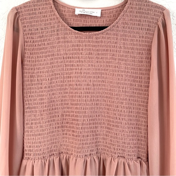 Elegant Pink Midi Dress - Picture 5 of 13